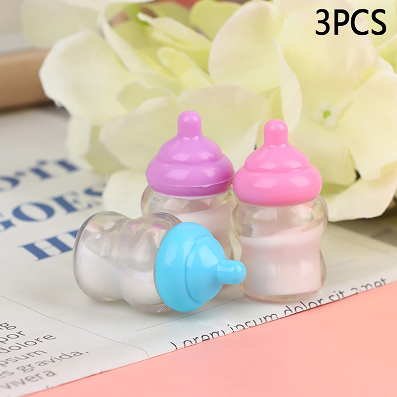 Resin Art Baby - 3 buah Aksesori botol bayi rumah