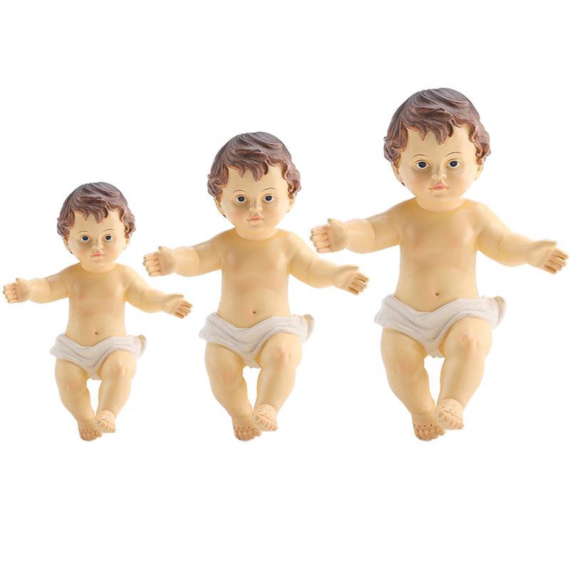 Resin Art Baby - Patung boneka Yesus bayi, 6cm/10cm/15cm ornamen