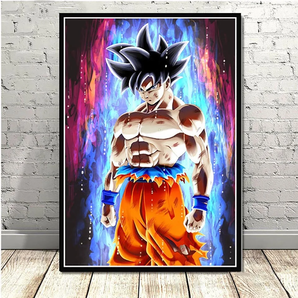 Resin Art Wallpaper - Kit mosaik tujuh bola Anime lukisan