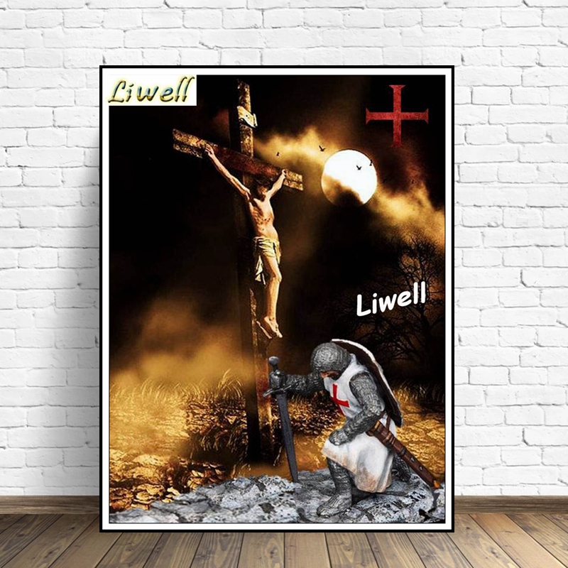 5d Ksatria Templar Prajurit Kr - Resin Art Wallpaper ulasan dan harga