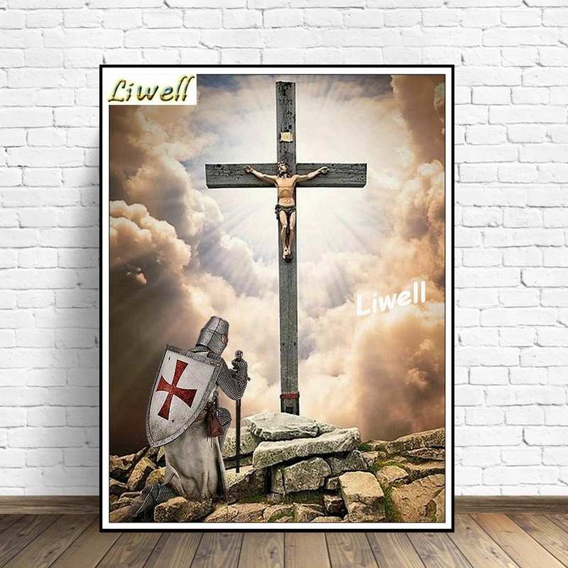 5d Ksatria Templar Prajurit Kr - Resin Art Wallpaper ulasan dan harga
