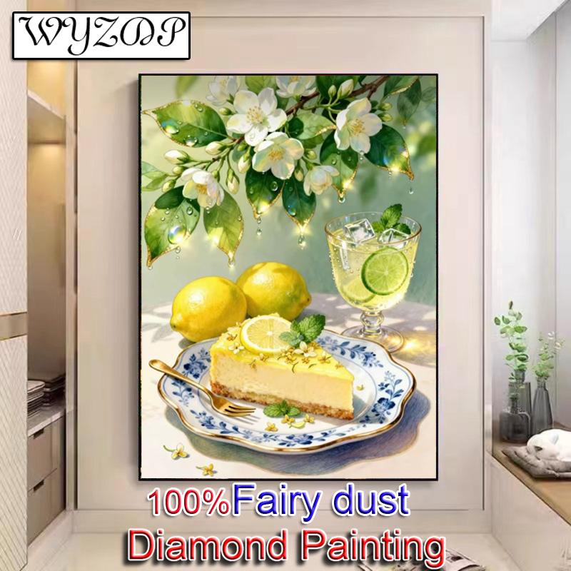 WYZDP 100% Lukisan Berlian Fai - Resin Art Wallpaper ulasan dan harga
