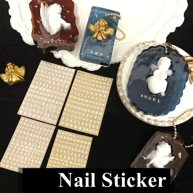 2 Buah Stiker Dekorasi Alfabet - Resin Art Alphabet ulasan dan harga