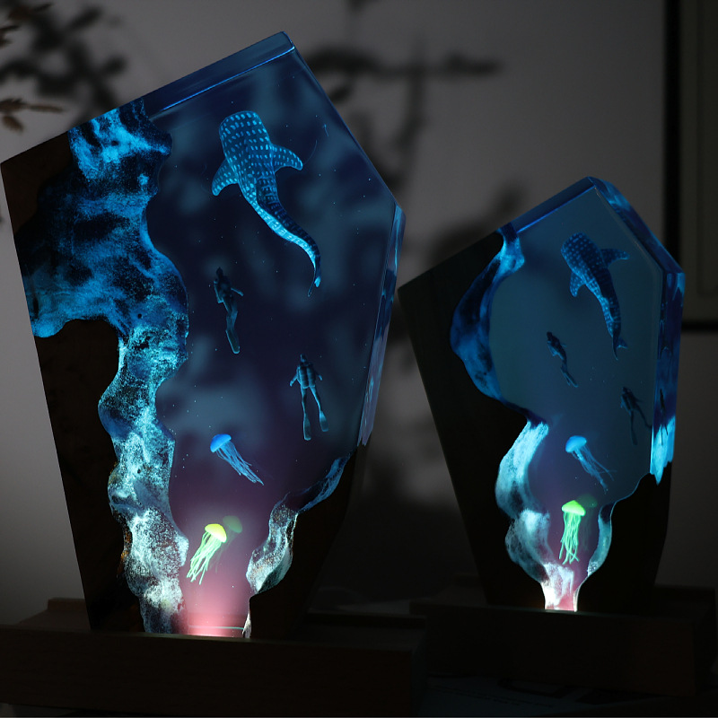 Ornamen Resin Gua Paus Penyela - Resin Art Wedding Gift ulasan dan harga
