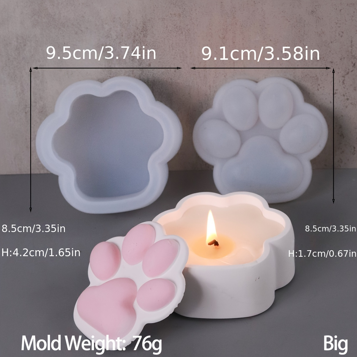 Kotak Penyimpanan Cakar Kucing - Resin Art Case ulasan dan harga