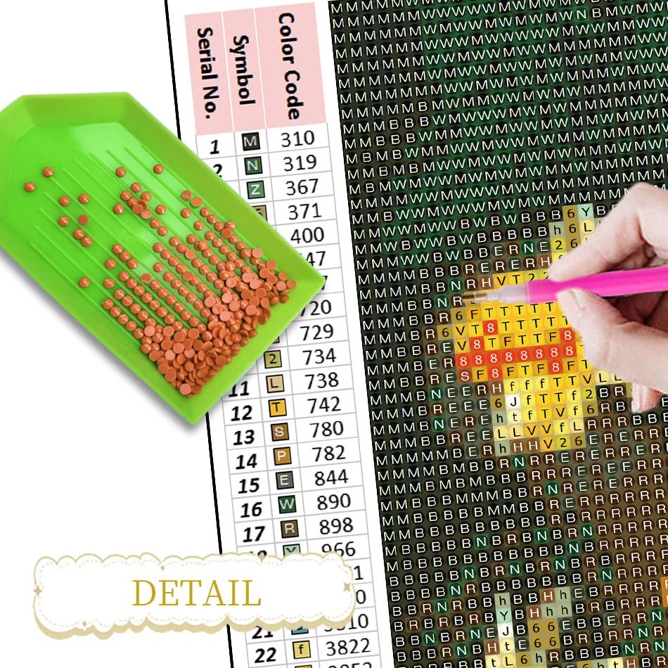 RUOPOTY Lukisan Berlian Dekora - Resin Art Wallpaper ulasan dan harga