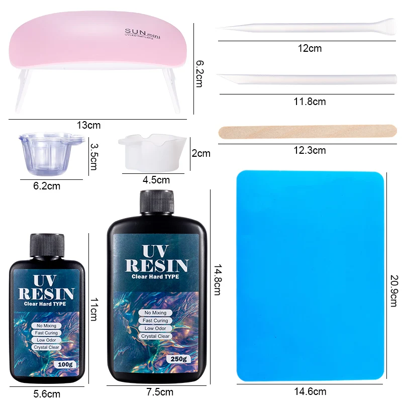 Kit Lem Resin UV Keras Lem UV  - Resin Art Equipment ulasan dan harga