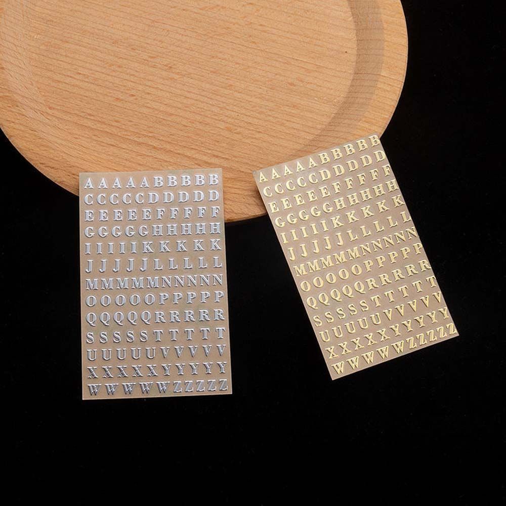 Stiker dekorasi Epoxy Resin pe - Resin Art Alphabet ulasan dan harga