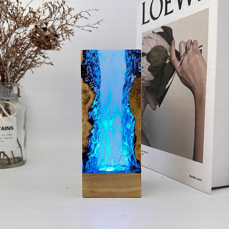 Lampu Meja Resin Tema Organism - Resin Art Baby ulasan dan harga