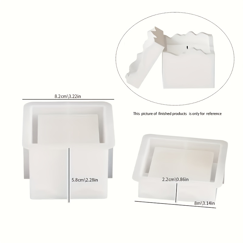 Cetakan silikon dengan tutup,  - Resin Art Case ulasan dan harga