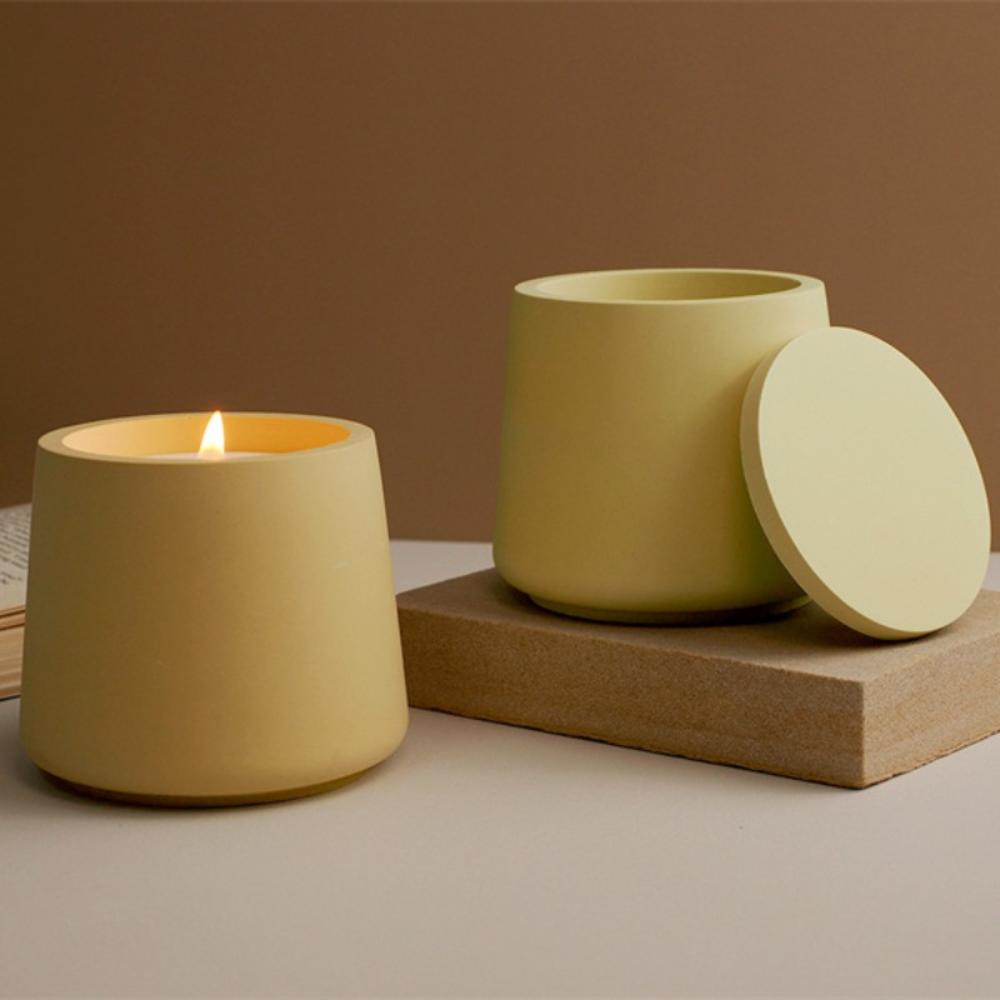Candle Jar Silicone Mold With  - Resin Art Case ulasan dan harga