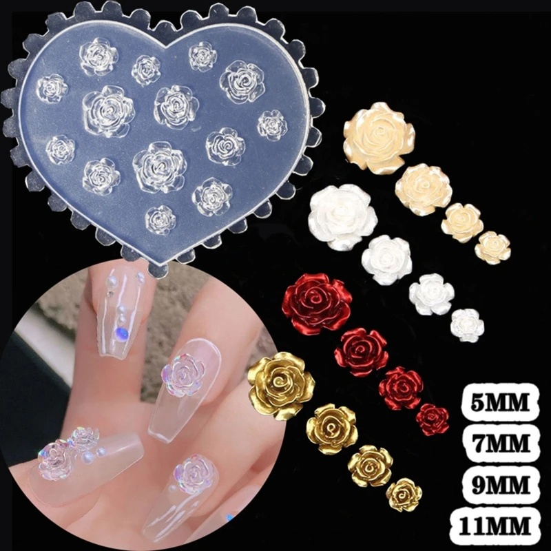Dekorasi Seni Kuku Bunga Mawar - Resin Art Rose ulasan dan harga