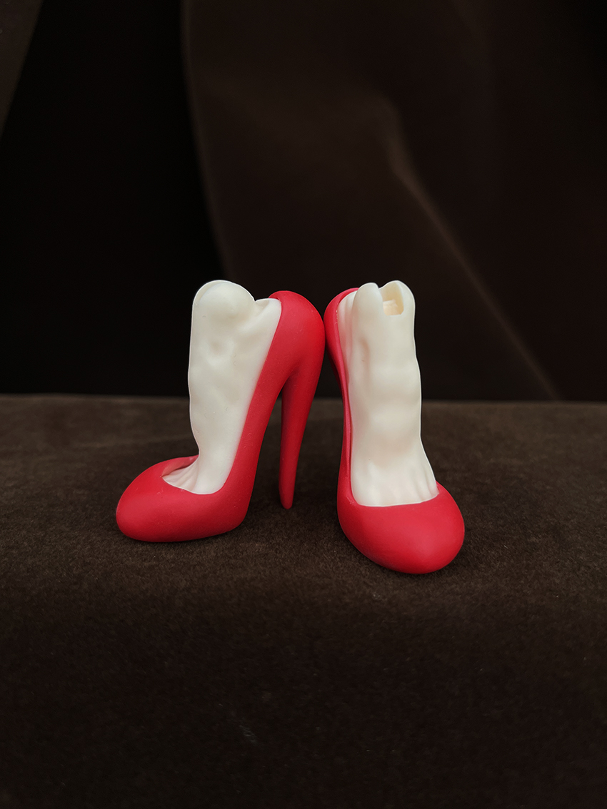 BJD boneka 1/4 sepatu hak ting - Resin Art Baby ulasan dan harga