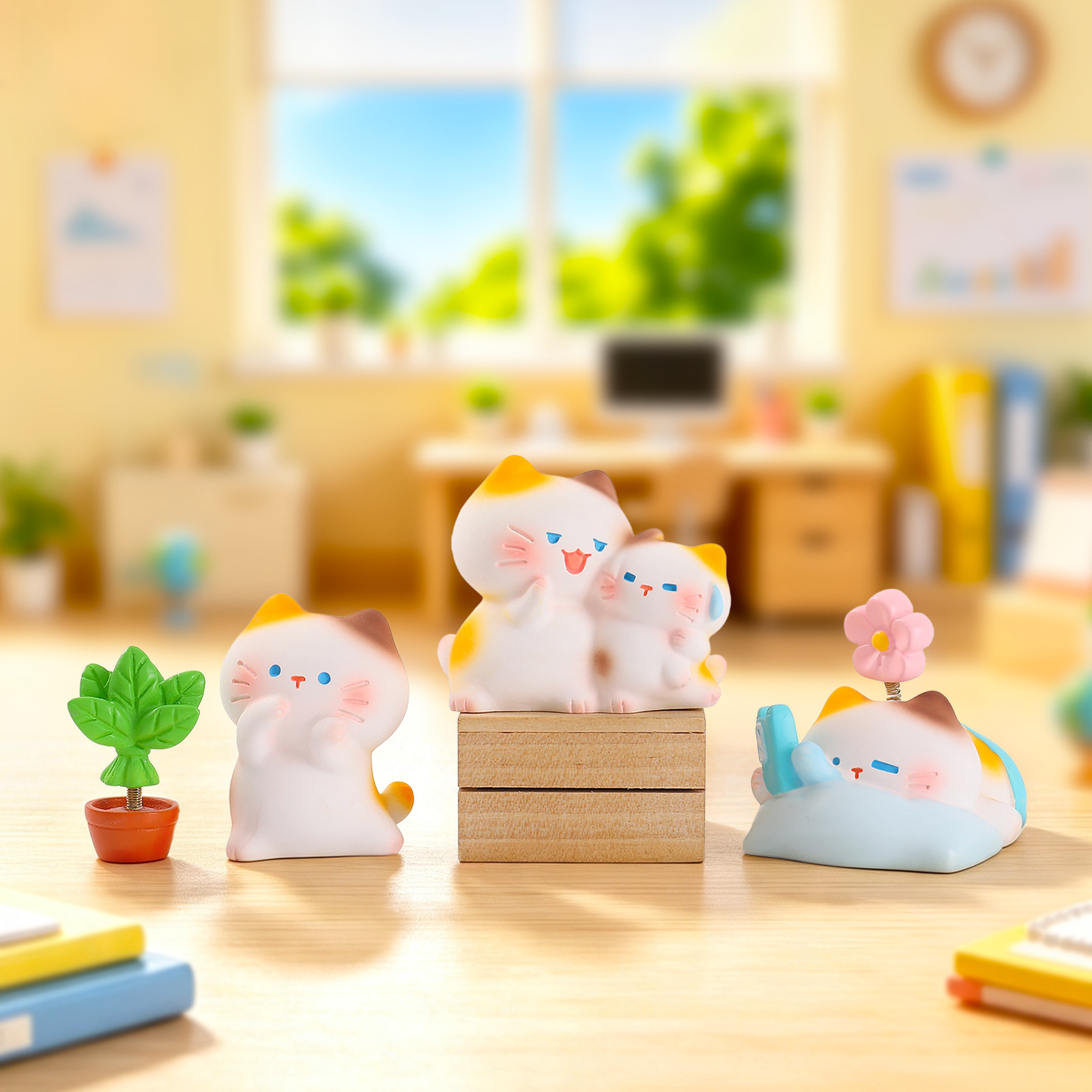 Boneka Resin Kucing yang Sedan - Resin Art Case ulasan dan harga