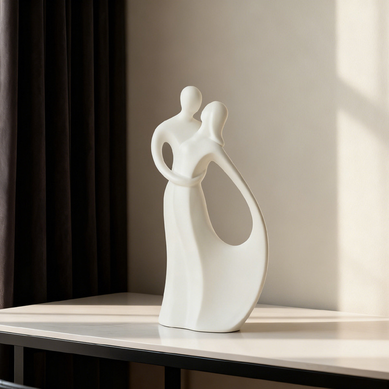 Patung Pasangan Berpelukan Ker - Resin Art Wedding Gift ulasan dan harga