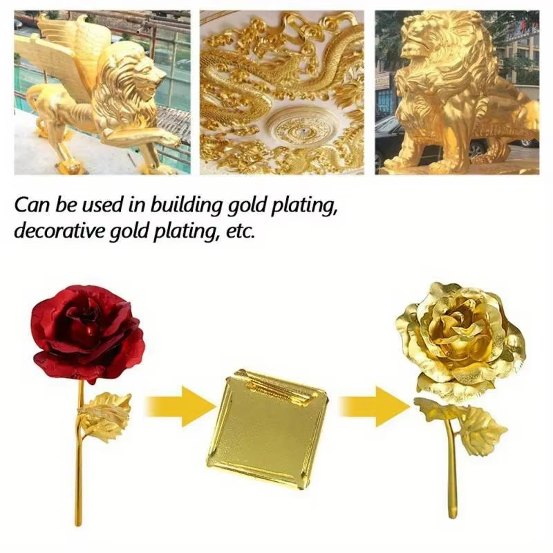 100pcs Kertas Foil Imitasi Ema - Resin Art Wedding Gift ulasan dan harga