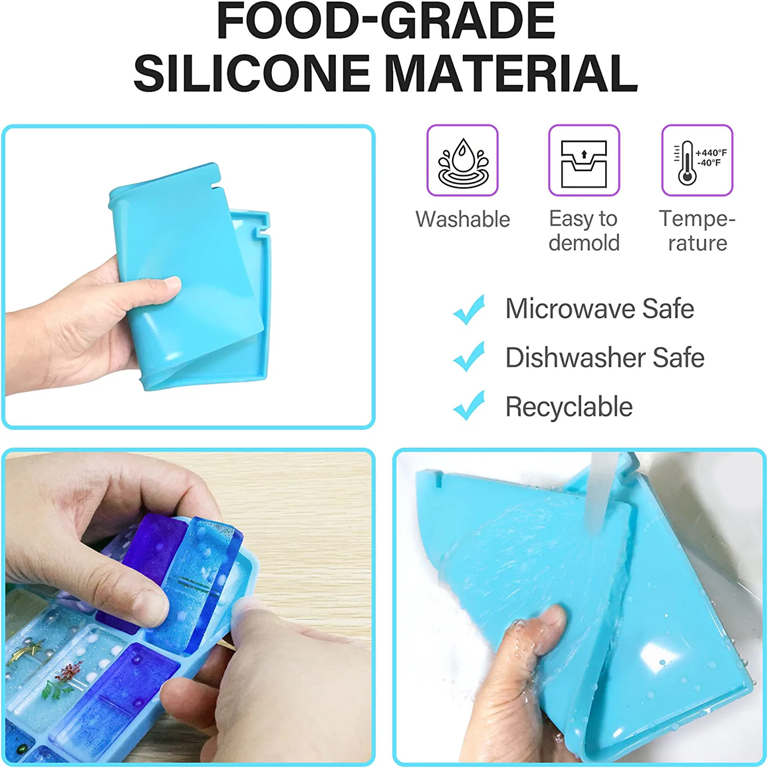 Cetakan Domino Silikon Epoksi  - Resin Art Equipment ulasan dan harga